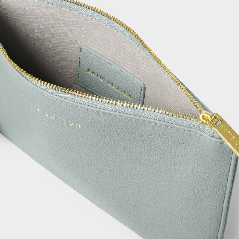 Katie Loxton Hallie Wristlet Pouch, Duck Egg Blue
