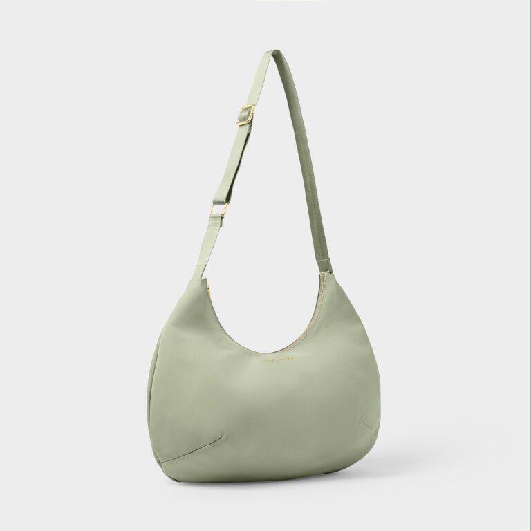 Katie Loxton Nylon-Luxe Sling Shoulder Bag, Matcha
