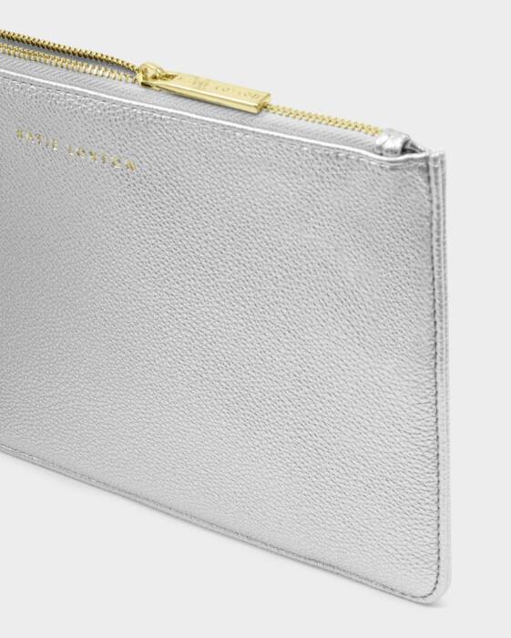 Katie Loxton Hallie Wristlet Pouch, Silver
