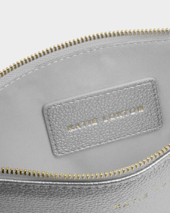 Katie Loxton Hallie Wristlet Pouch, Silver