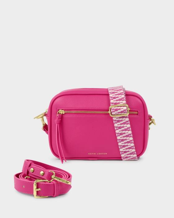 Katie Loxton Hallie Crossbody Bag, Fuchsia