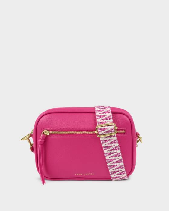 Katie Loxton Hallie Crossbody Bag, Fuchsia