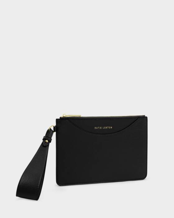 Katie Loxton Alba Wristlet Pouch, Black