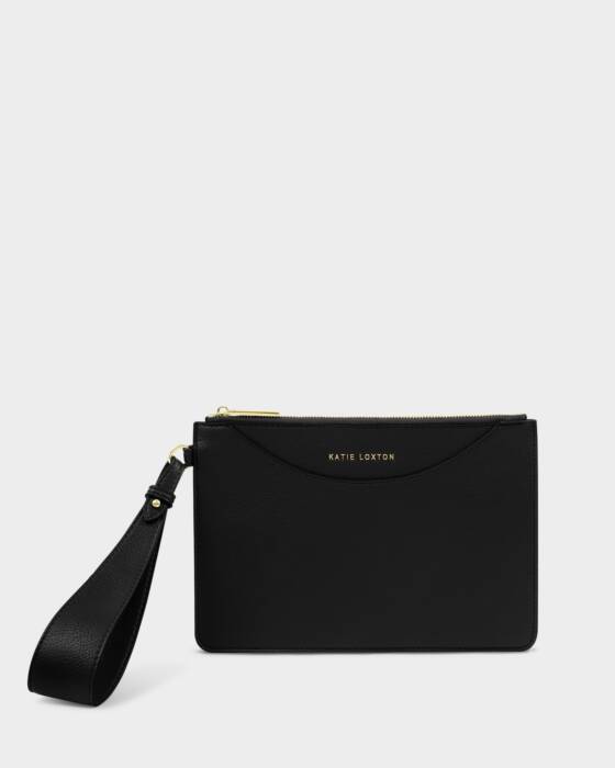 Katie Loxton Alba Wristlet Pouch, Black