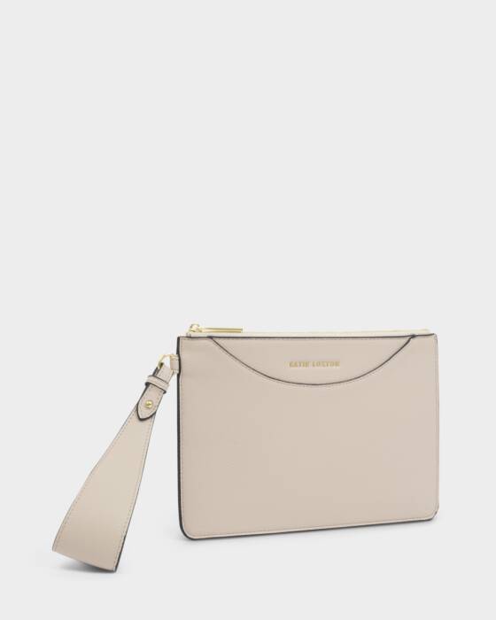 Katie Loxton Alba Wristlet Pouch, Oyster