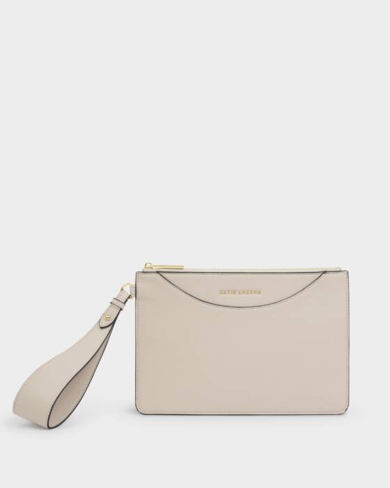 Katie Loxton Alba Wristlet Pouch, Oyster