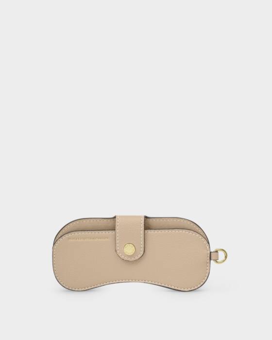 Katie Loxton Everyday Glasses Case, Light Taupe