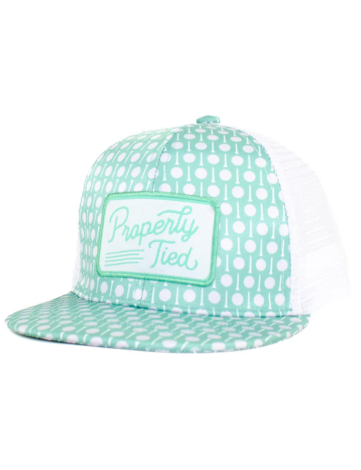 Properly Tied Boys Sportsman Trucker Hat Tee Time