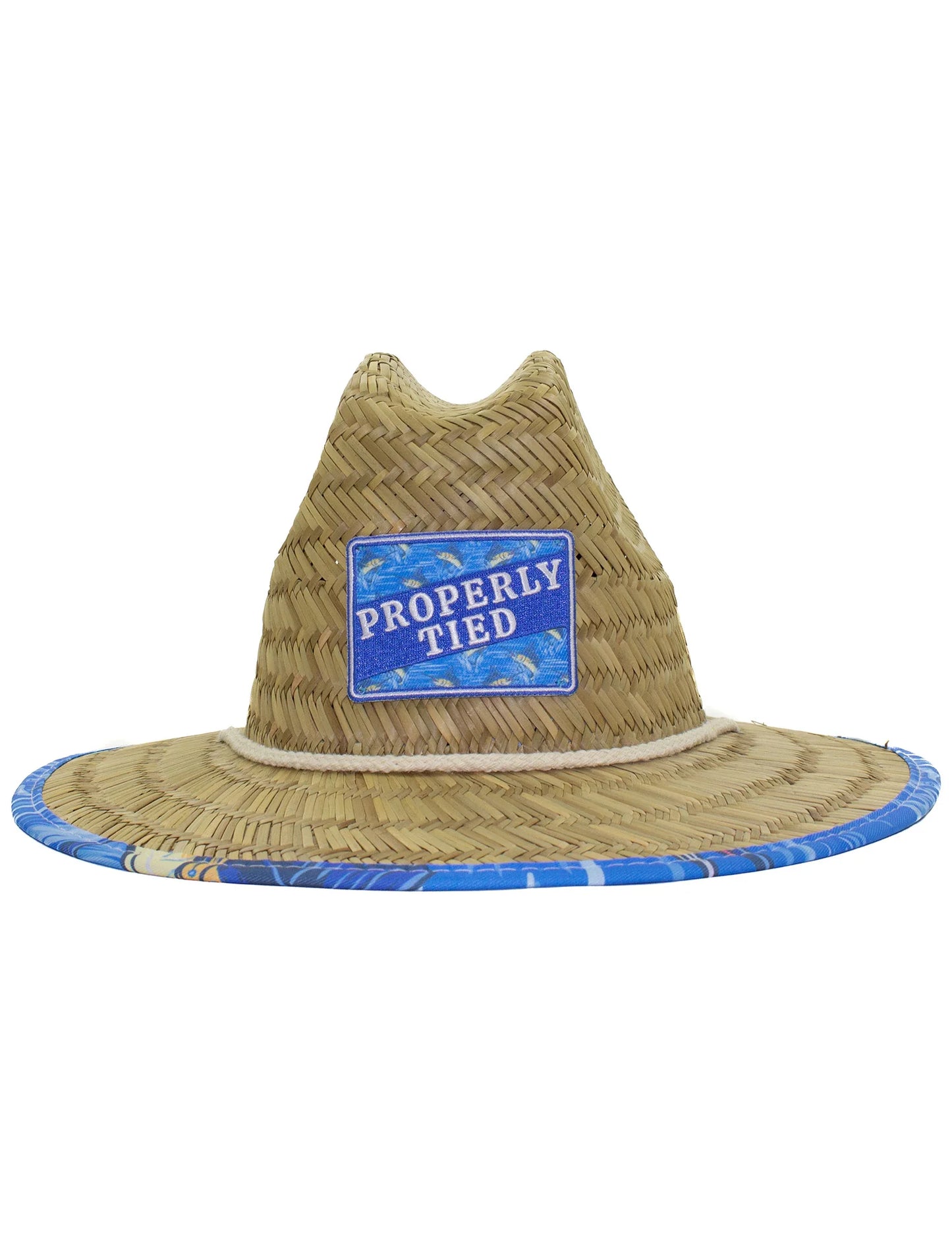 Properly Tied Boys Cabo Straw Hat Marlin