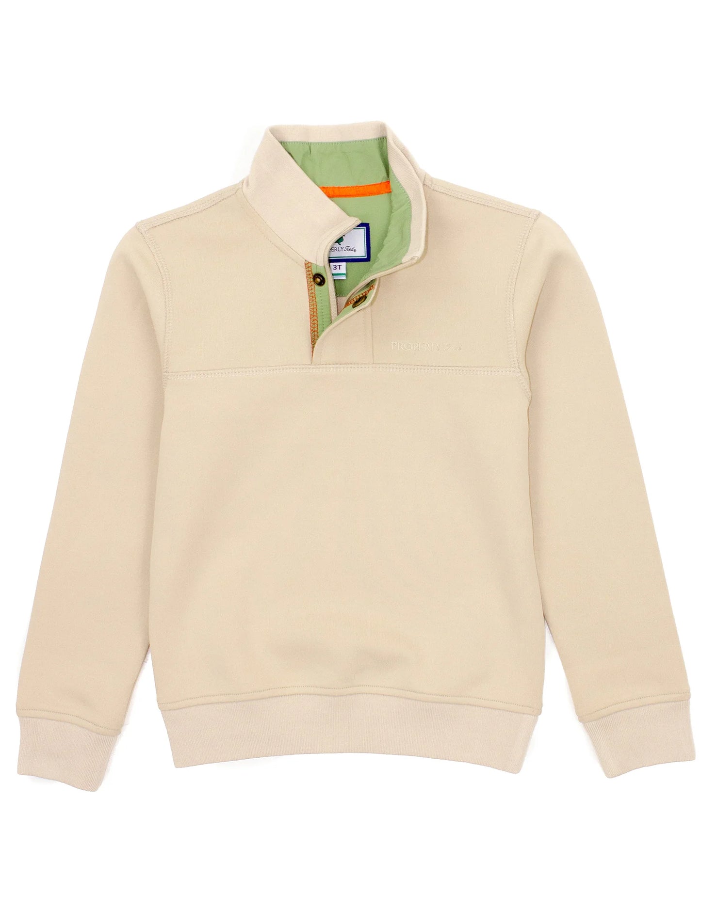 Properly Tied Boys Kennedy Pullover Sand