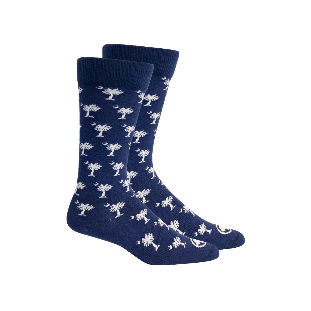 Brown Dog Hosiery Palmetto Insignia Blue