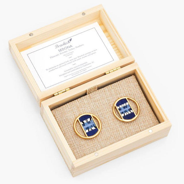 BRACKISH SEDONA CIRCLE EARRING