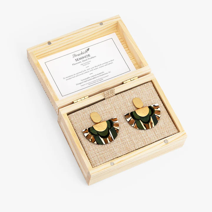 BRACKISH SEMINOE DROP EARRING