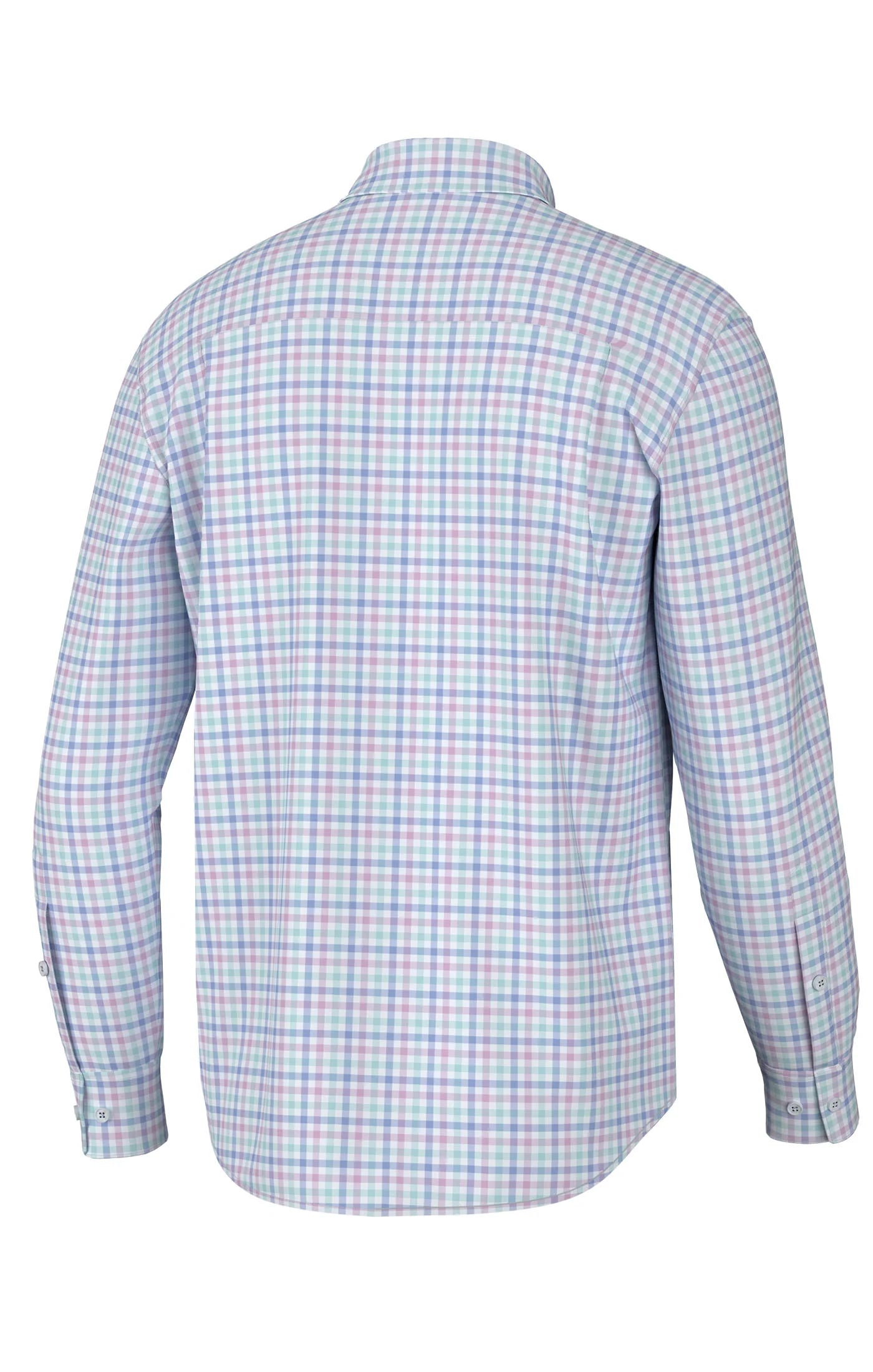 Southern Point Hadley Luxe Lite Long Sleeve Button Down, Easter Gingham