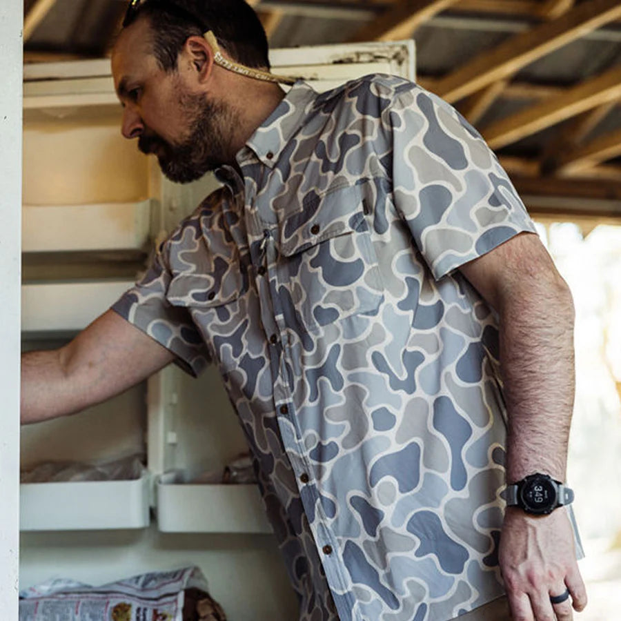 The Sporting Gent Short Sleeve Guide Shirt, Coastal Oxbow