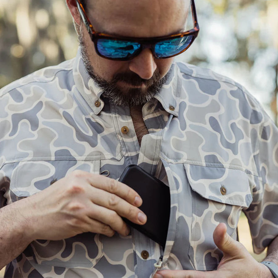 The Sporting Gent Short Sleeve Guide Shirt, Coastal Oxbow