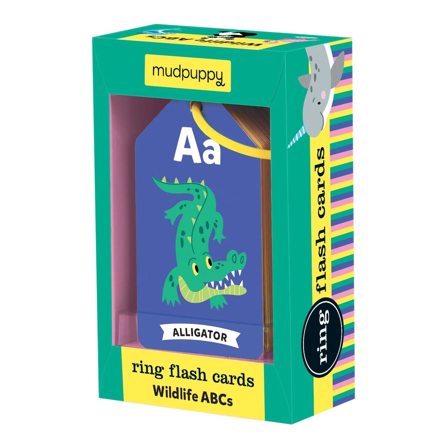 Mudpuppy Wildlife ABCs Ring Flash Cards