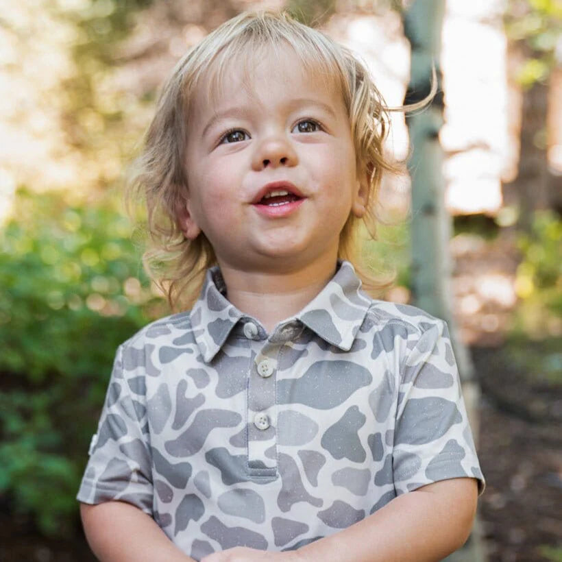 Burlebo Youth Polo - Classic Deer Camo