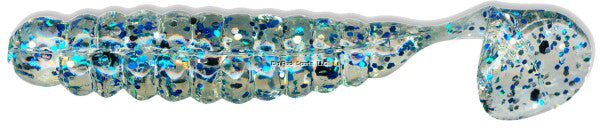 Slider Grub Smoke Blue Gill