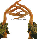 Primos 00710 Fighting Horns Deer Rattling System High-Tech Polymer 14Contact Points Extended Handle