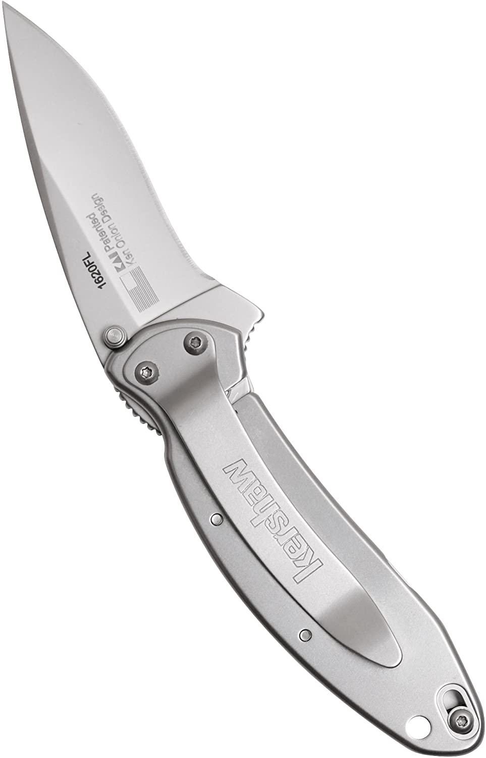 Kershaw 1620FL Scallion Assisted Opening Folding Knife, 2.4" Partially Serrated Blade