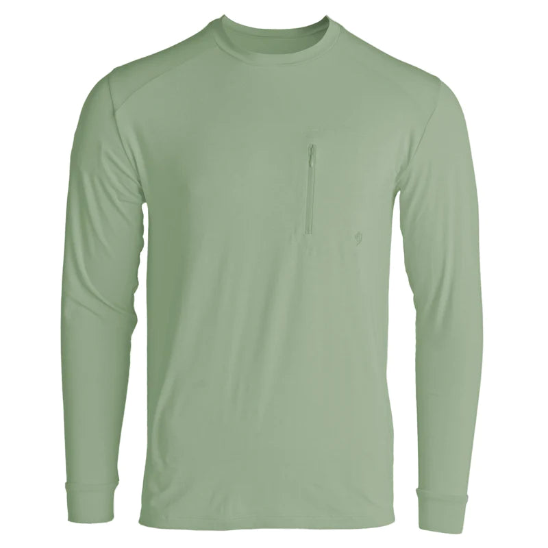 Duck Camp Lightweight Bamboo Crew - Foam Green