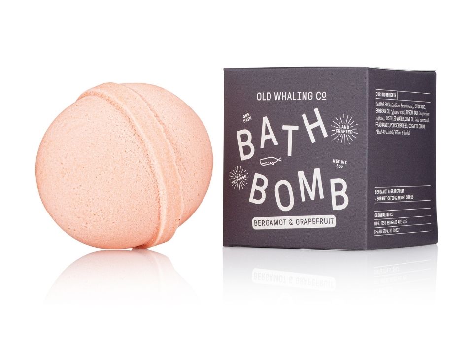 Old Whaling Co Bergamot and Grapefruit Bath Bomb