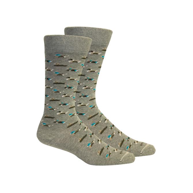 Brown Dog Hosiery Currituck Light Grey