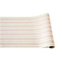 PINK & GOLD AWNING STRIPE RUNNER 20" x 25'