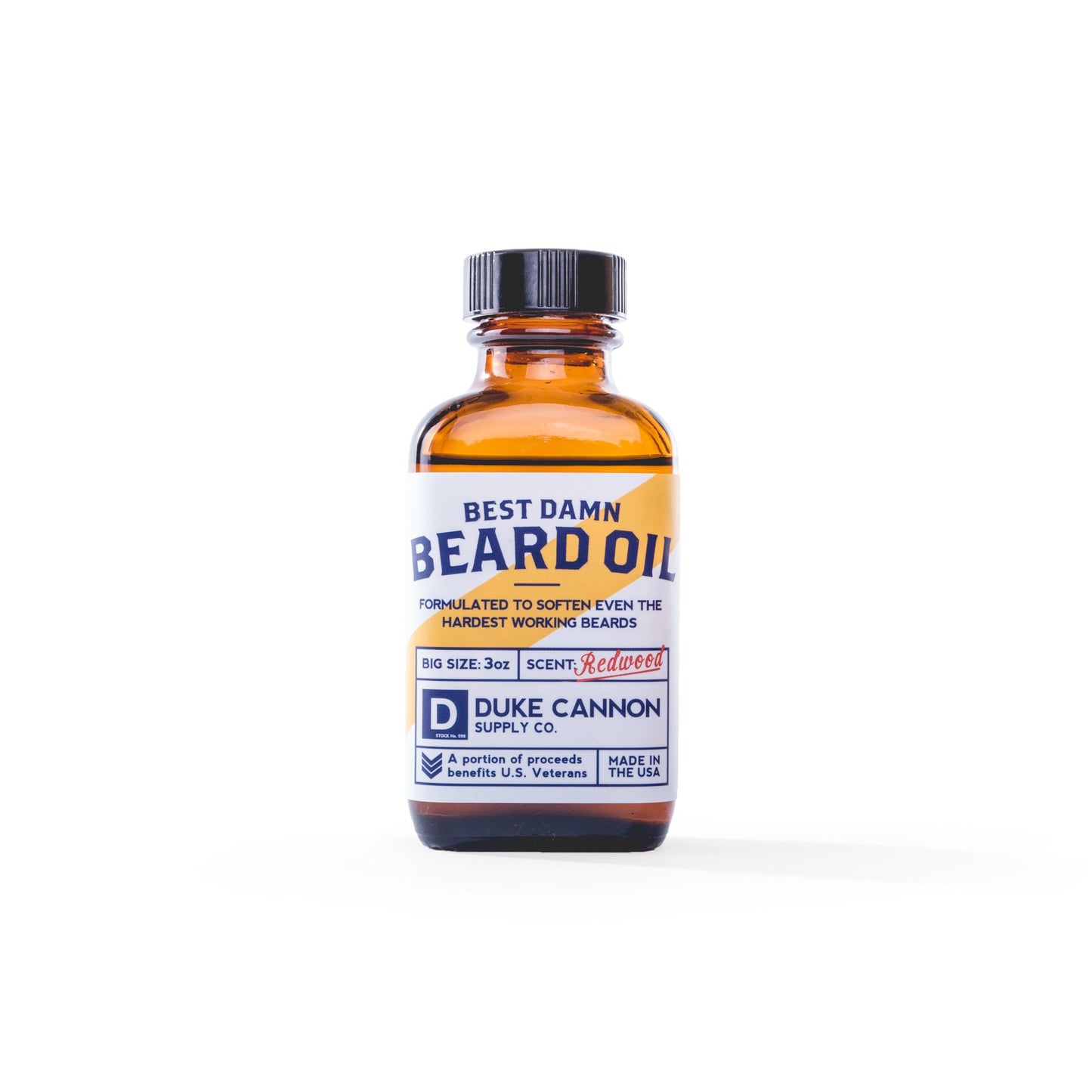 Duke Cannon Best Damn Beard Oil, Redwood