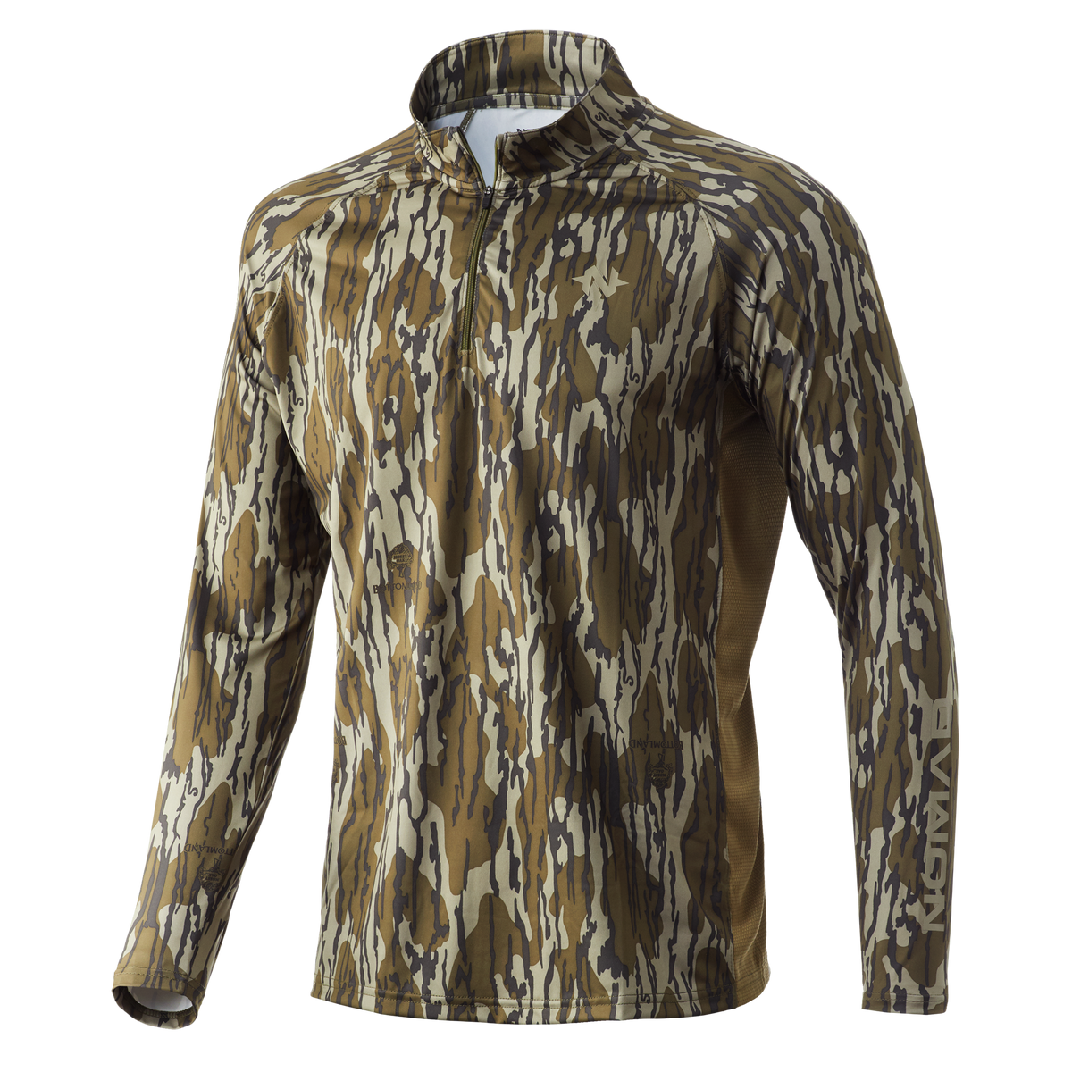 Nomad Camo 1/4 Zip Pursuit Bottomland