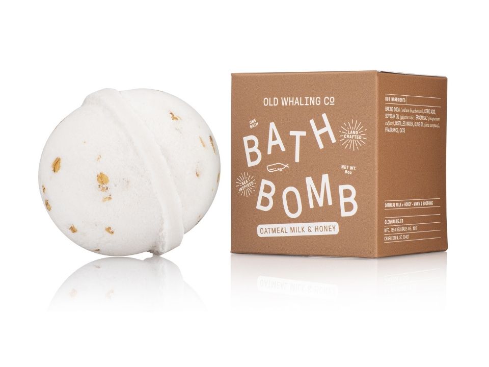 Old Whaling Co Oatmeal Milk & Honey Bath Bomb