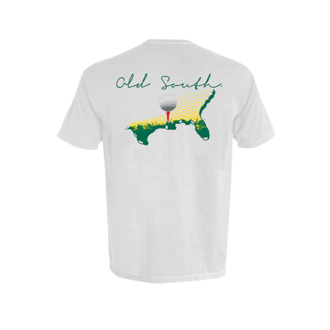 GOLF STATES - SHORT SLEEVE- WHITE