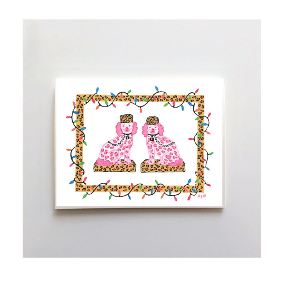 Willa Heart Milk & Cookie Greeting Card