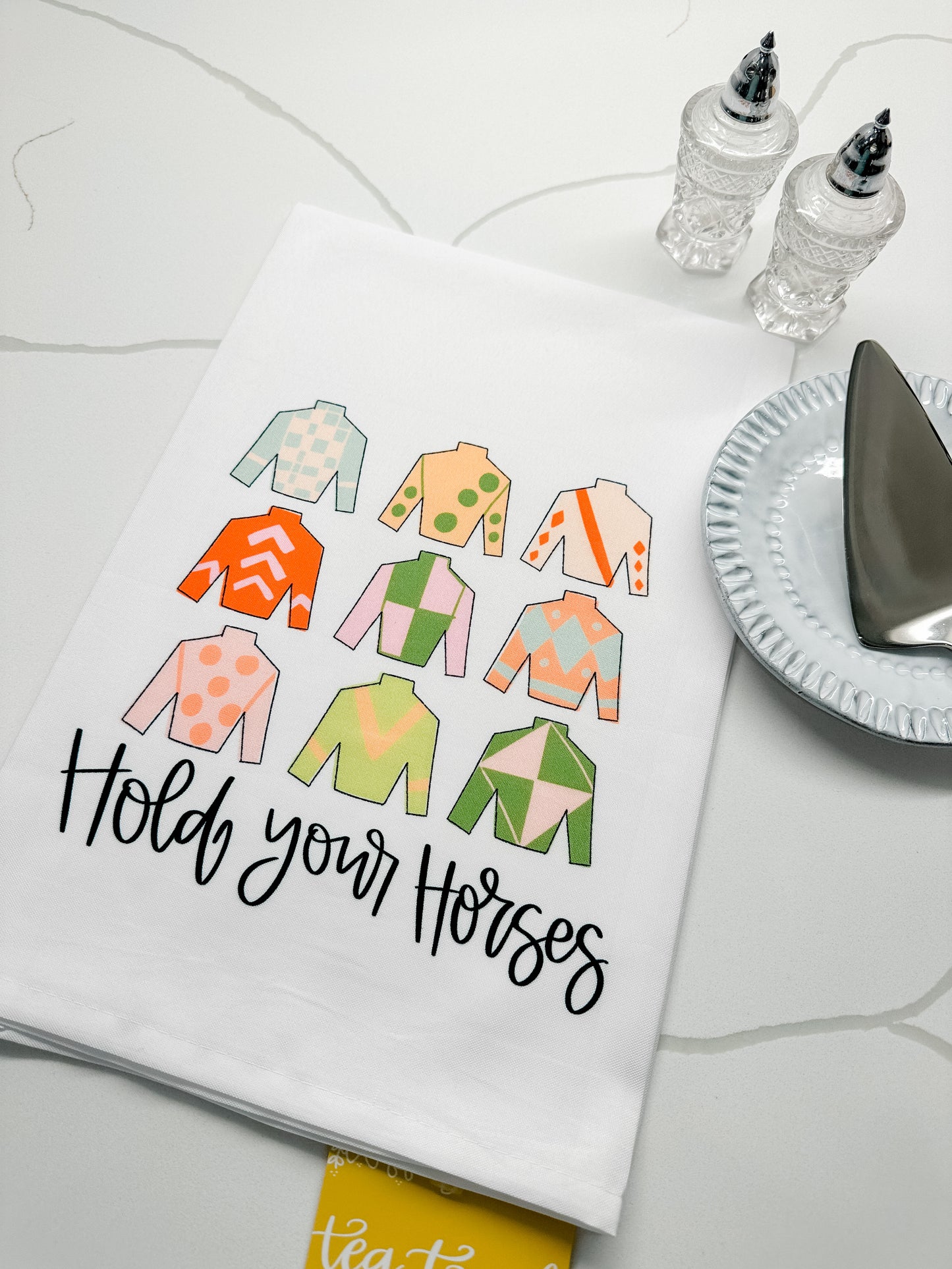 Hold Your Horses Tea Towel