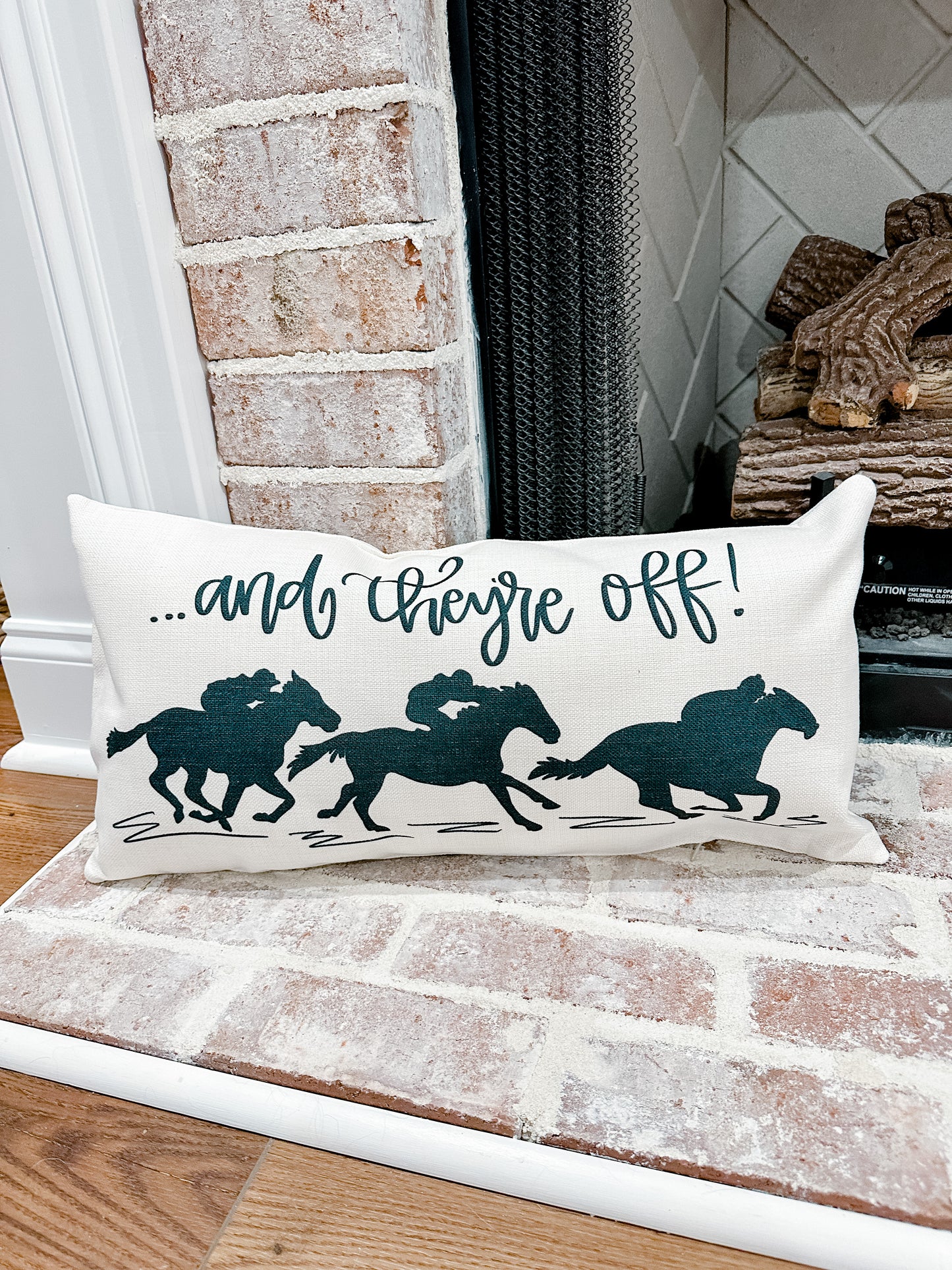 And They're Off Pillow