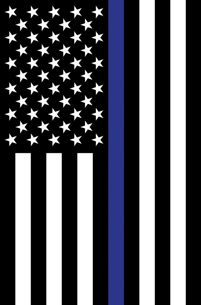 Police Support Flag 12" x 18"