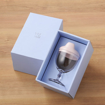 Baby Pink Sippy Wine Cup / Sommelier with box