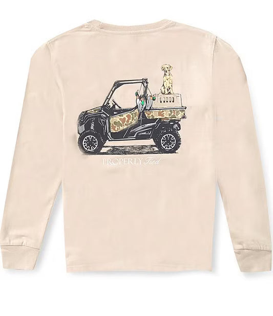 Properly Tied Boys Trail Tradition Long Sleeve, Linen