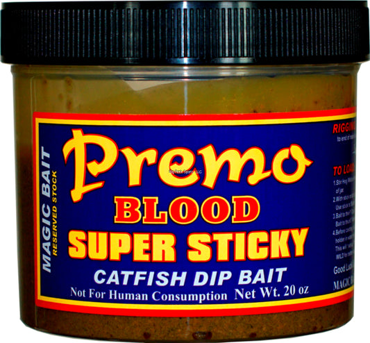 Magic Bait 11-6 Premo Dip Bait Blood Super Sticky 20oz