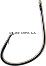 Owner 5114-131 Mutu Light Circle Hook Hook, Size 3/0, Hangnail Point, Light Wire, Black Chrome, 5 per Pack