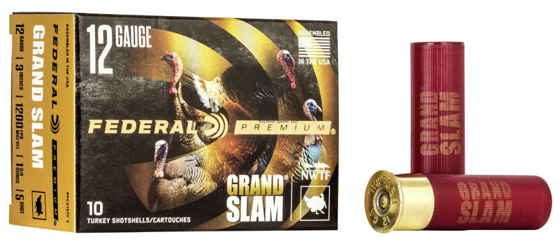 Federal PFCX157F 5 Grandslam Turkey Shotshell w/ Flight Control Flex Wad 12 GA 3" 4DE 1-3/4"oz 5 10 Rnd per Box