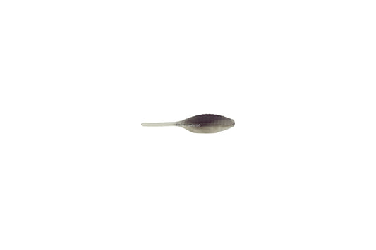 Bass Assassin SA01300 Tiny Shad Assassin Swimbait, 1 1/2", Black Shad, 15/Pack