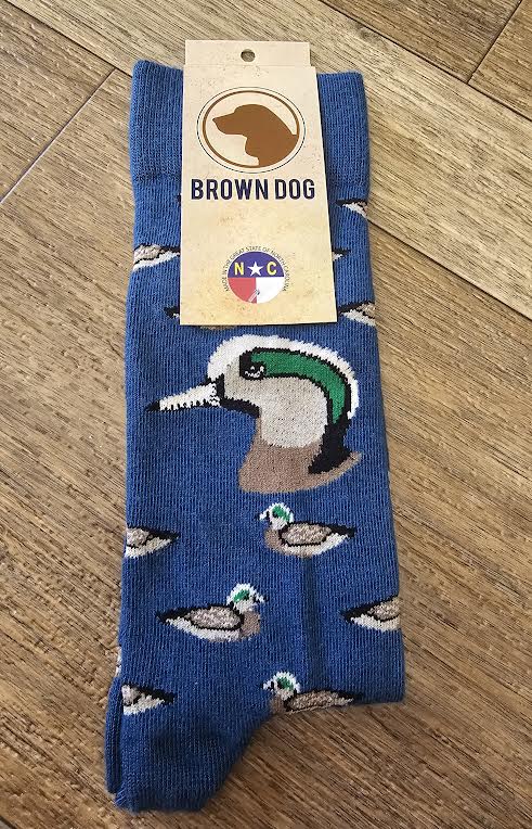 Brown Dog  Hosiery Wigeon Head, Majolica Blue