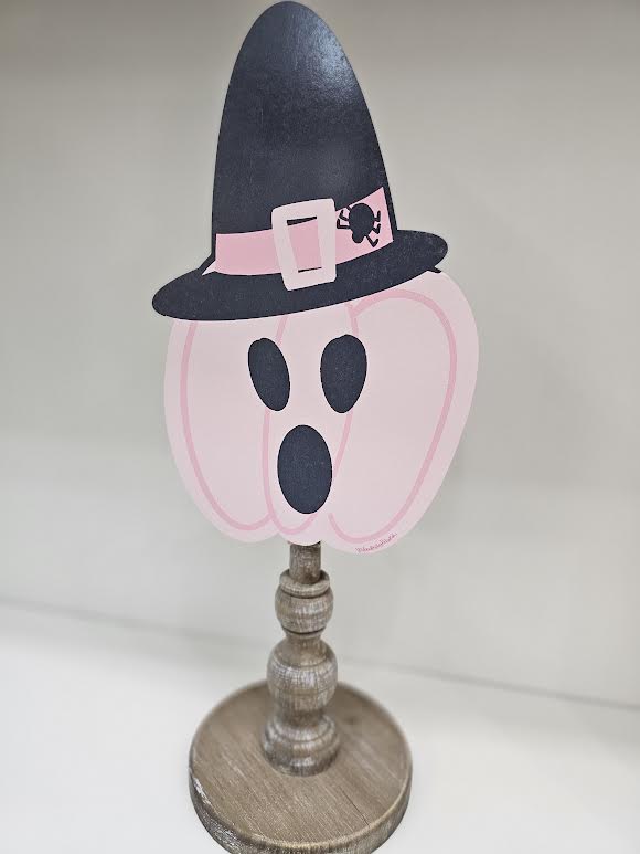 Pink Jack O Lantern Topper