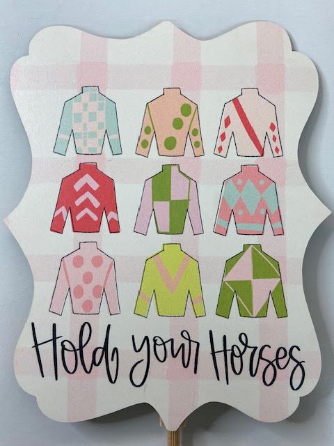 Doodles By Rebekah Hold your Horses 12' Topper