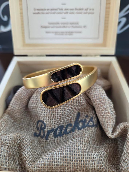 Brackish Naomi Bezel Hinge Cuff