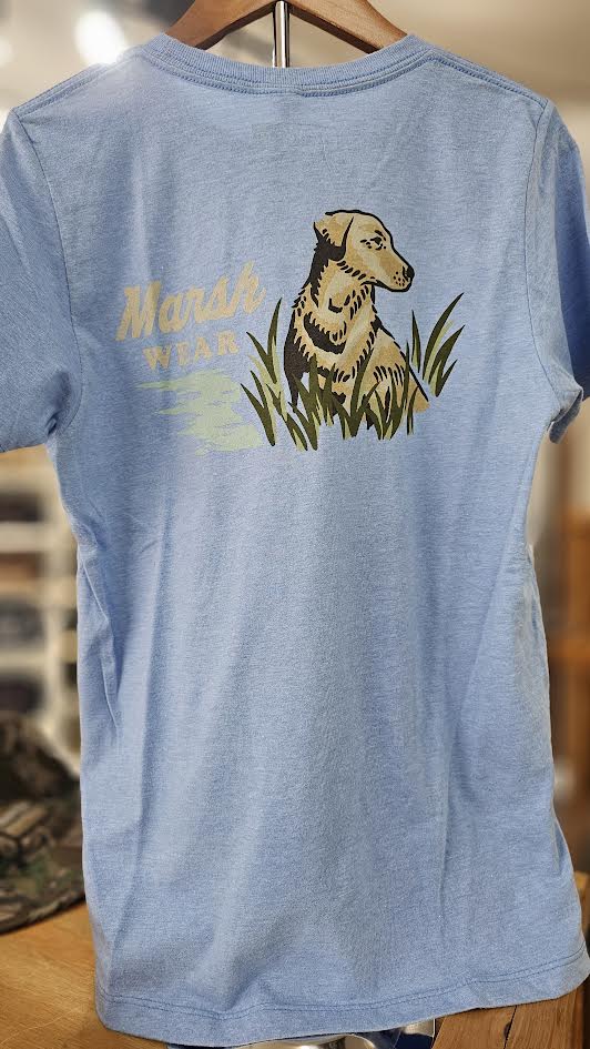 Marsh Wear Boys Heritage Lab Light Blue Heather t-shirt