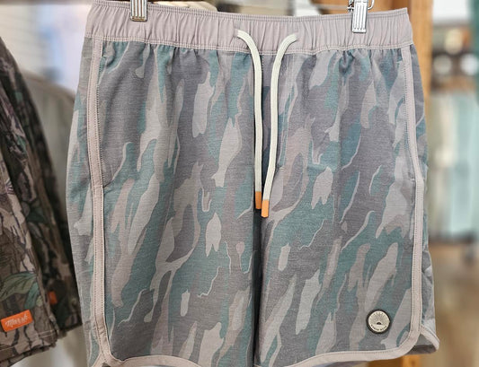 Marsh Wear SurfStride Shorts, Thyme Lowland Camo