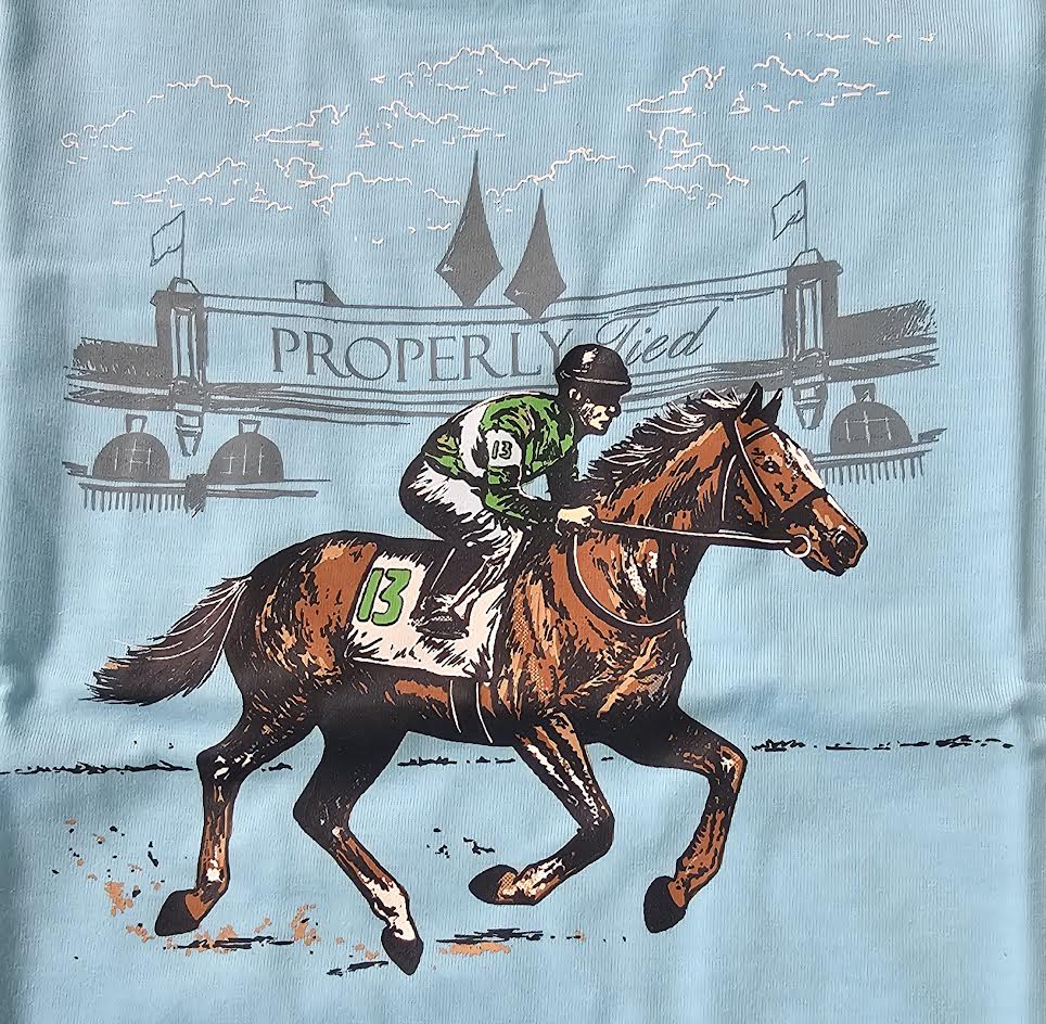Properly Tied Boys Derby Day SS Aqua